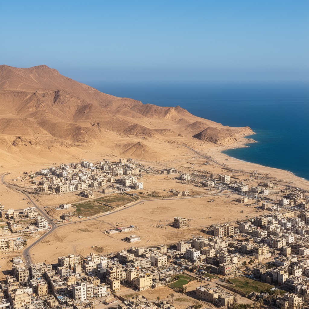 AI-generated illustration of North Sinai Governorate