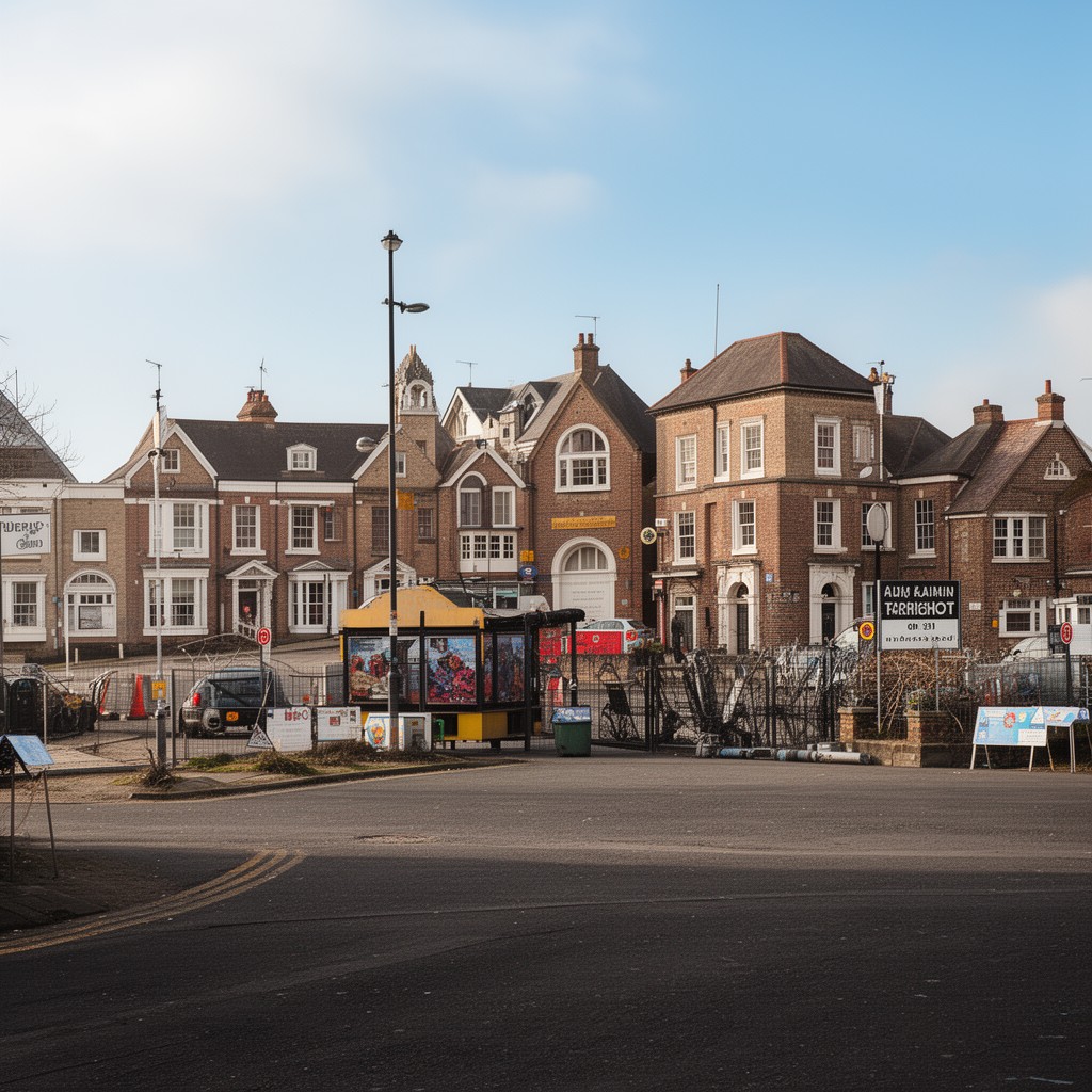 AI-generated illustration of Aldershot