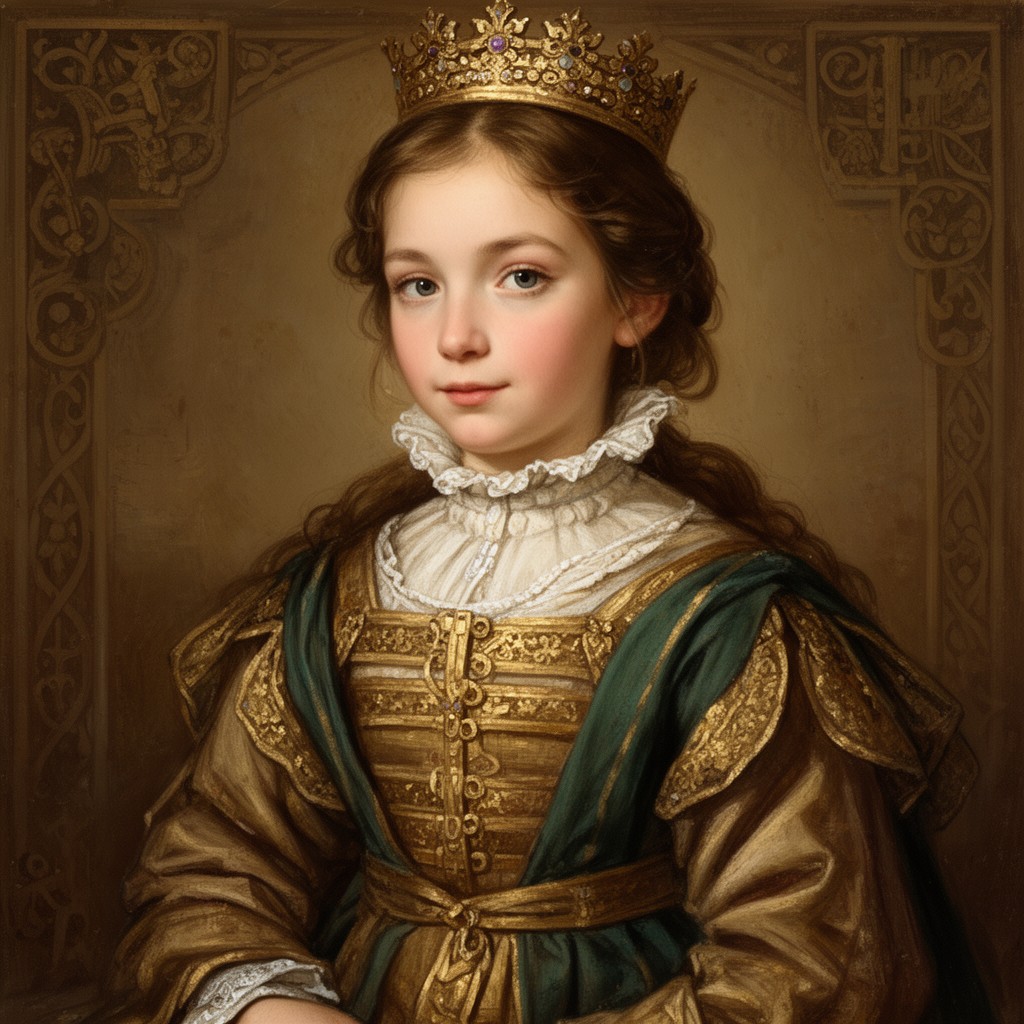 AI-generated illustration of Katherine of England