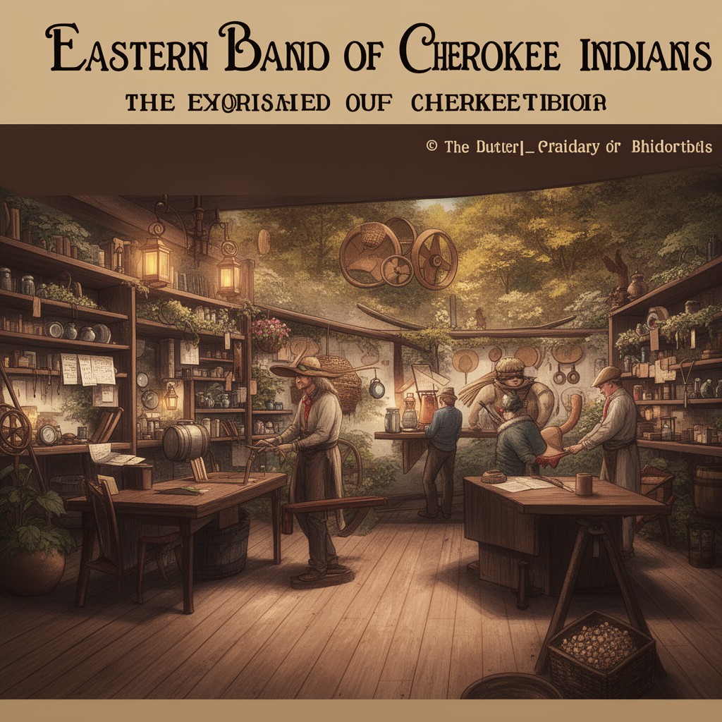 AI-generated illustration of Eastern Band of Cherokee Indians