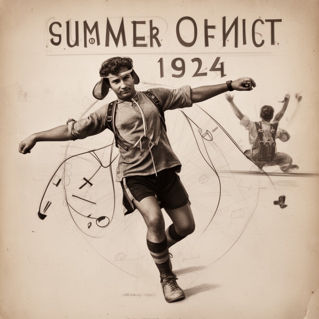 AI-generated illustration of Summer Olympics 1924