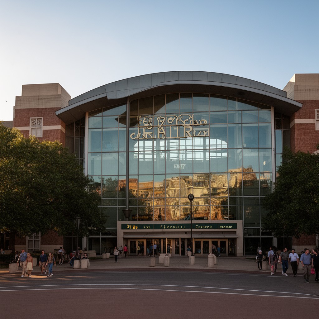 AI-generated illustration of Ferrell Center