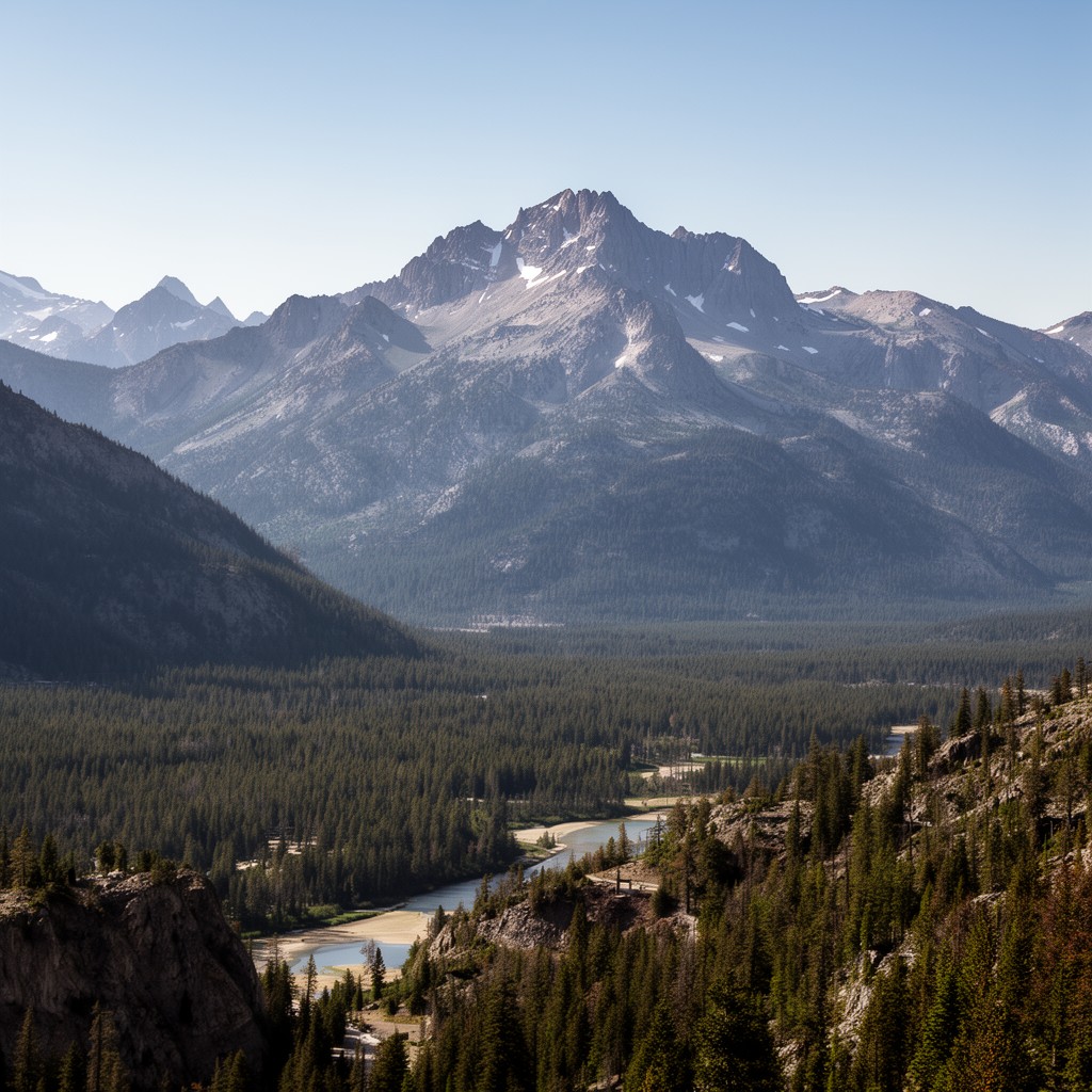 AI-generated illustration of Carson Range