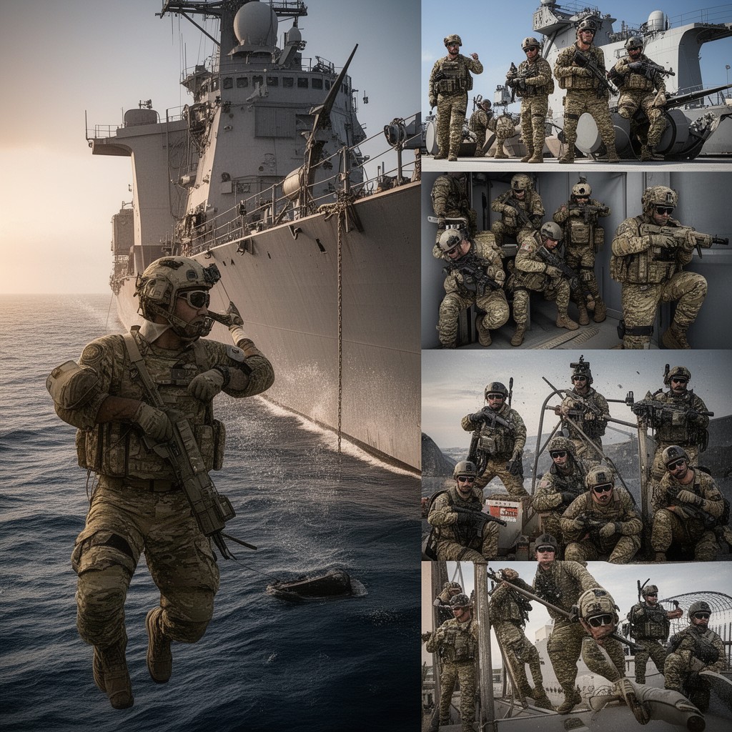 AI-generated illustration of Naval Special Warfare Command