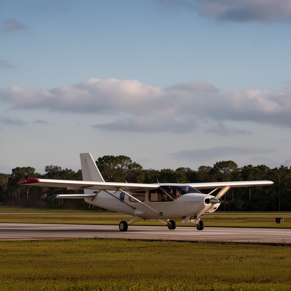 AI-generated illustration of DeFuniak Springs Airport