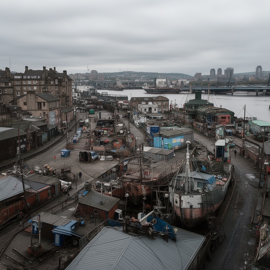AI-generated illustration of Govan