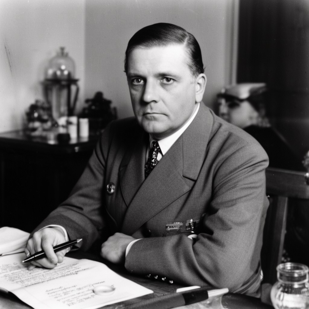AI-generated illustration of Wilhelm Frick