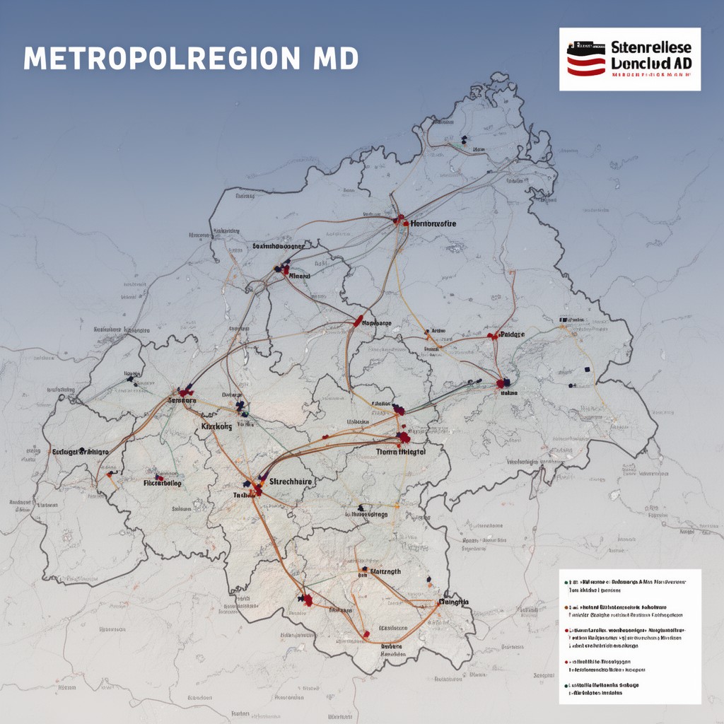AI-generated illustration of Metropolregion MD