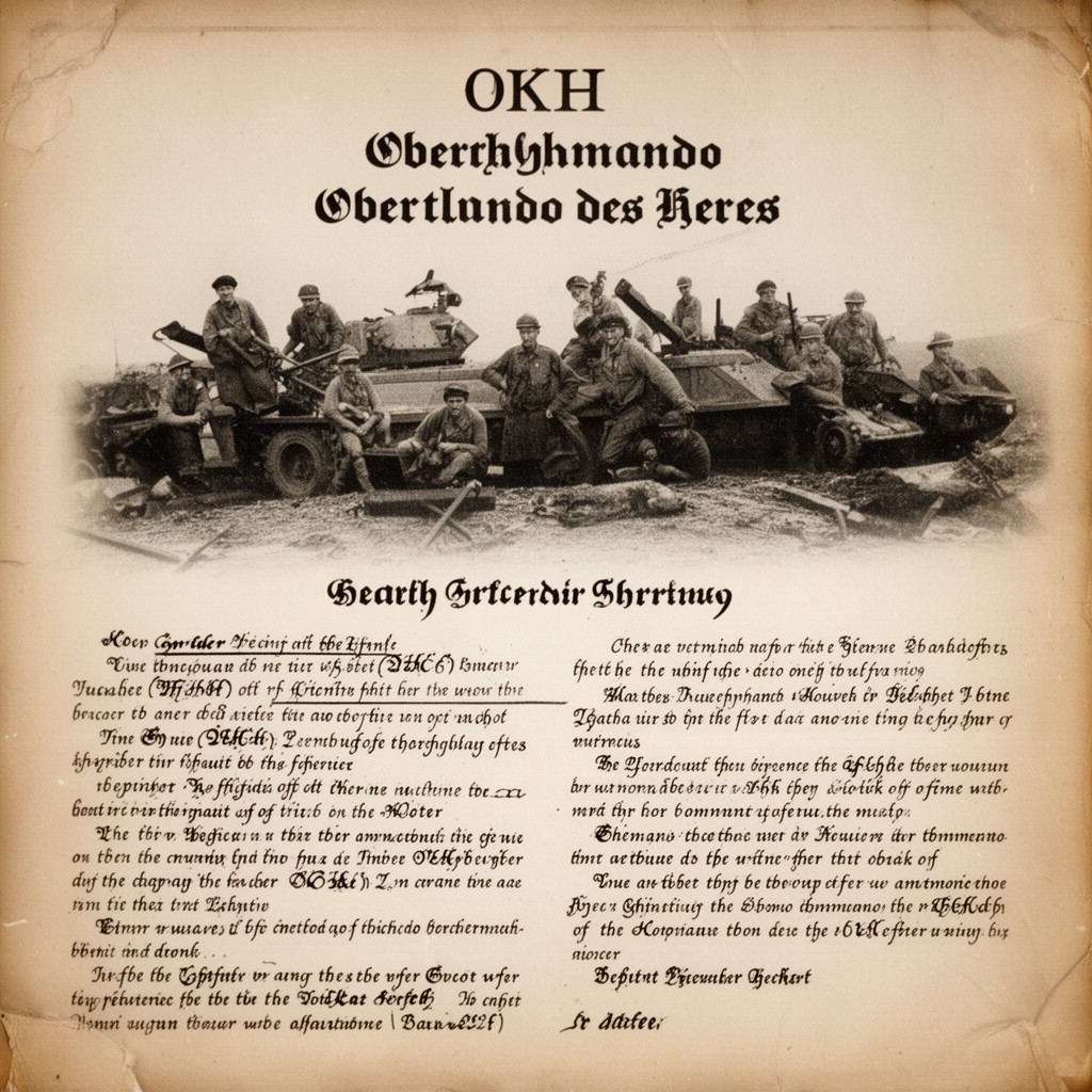 AI-generated illustration of OKH (Oberkommando des Heeres)