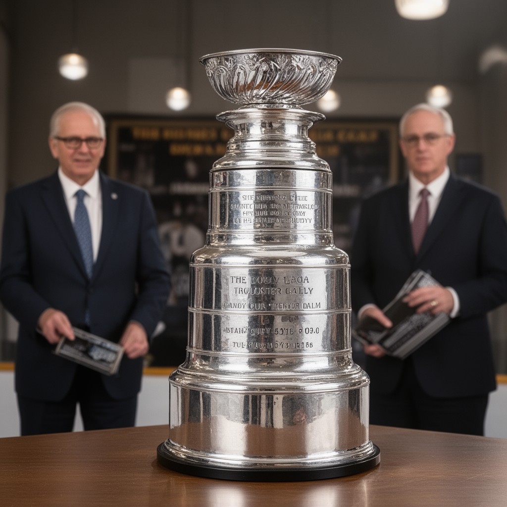 AI-generated illustration of Stanley Cup trustees
