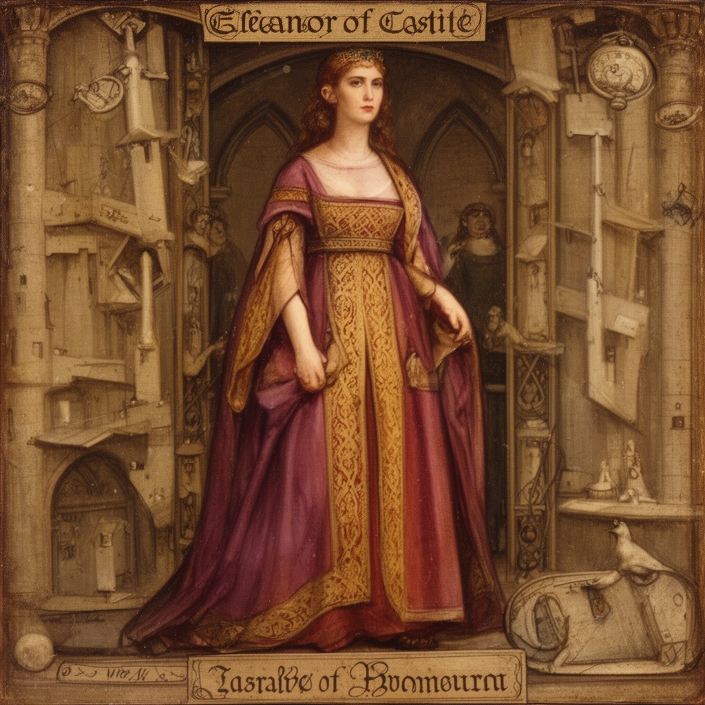 AI-generated illustration of Eleanor of Castile