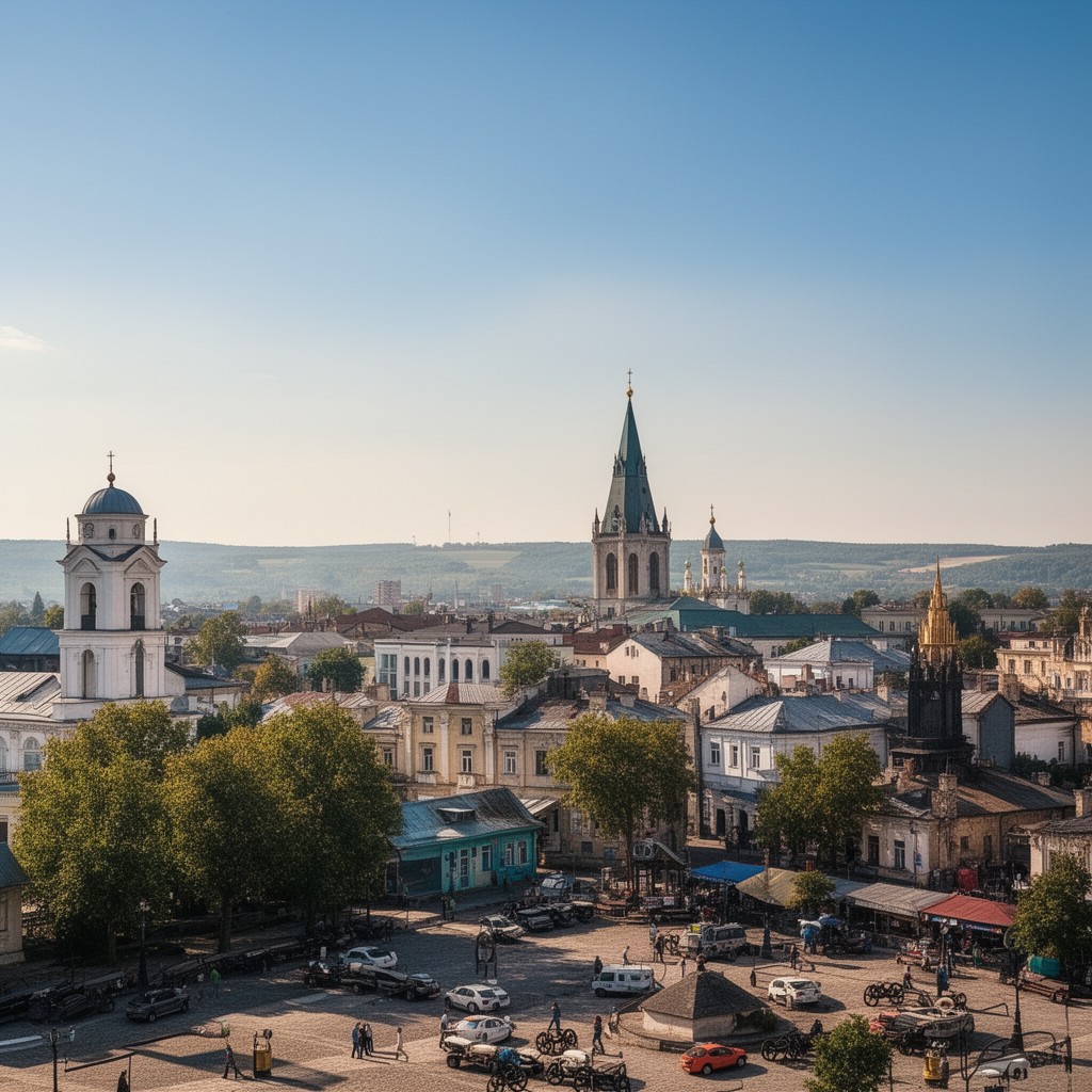 AI-generated illustration of Lutsk