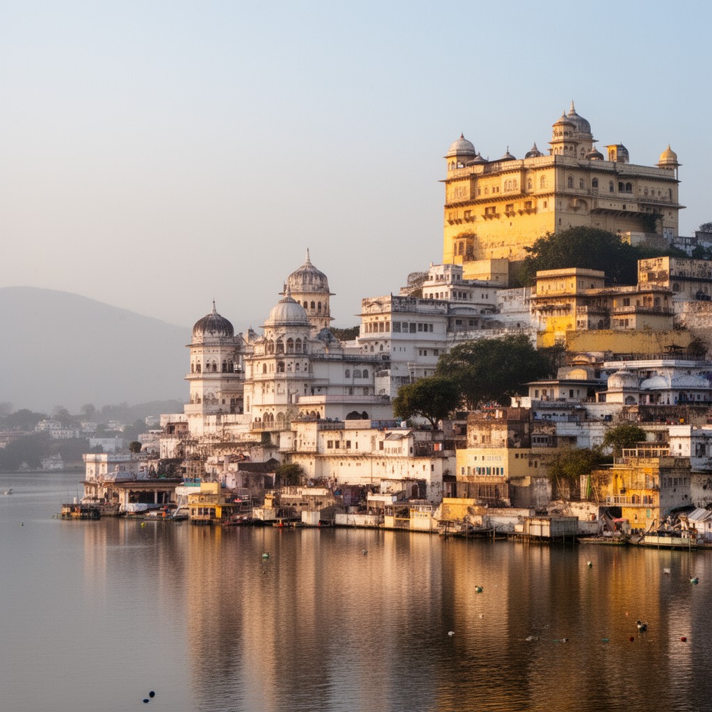 AI-generated illustration of Udaipur