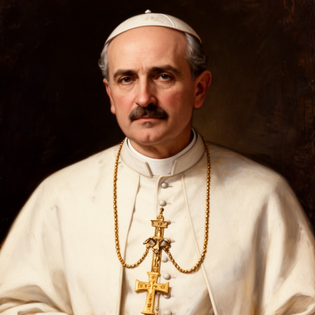 AI-generated illustration of Pope Pius X