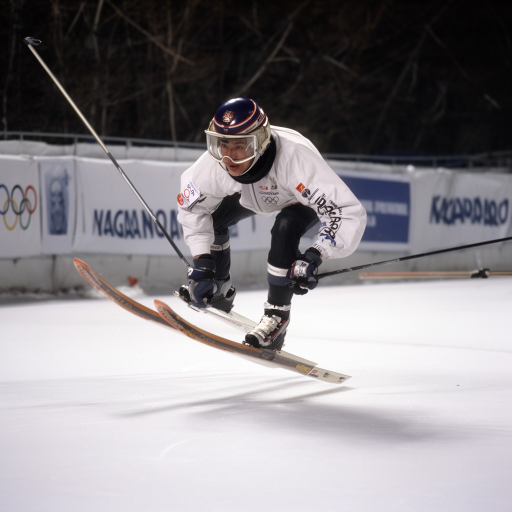 AI-generated illustration of 1998 Winter Olympics