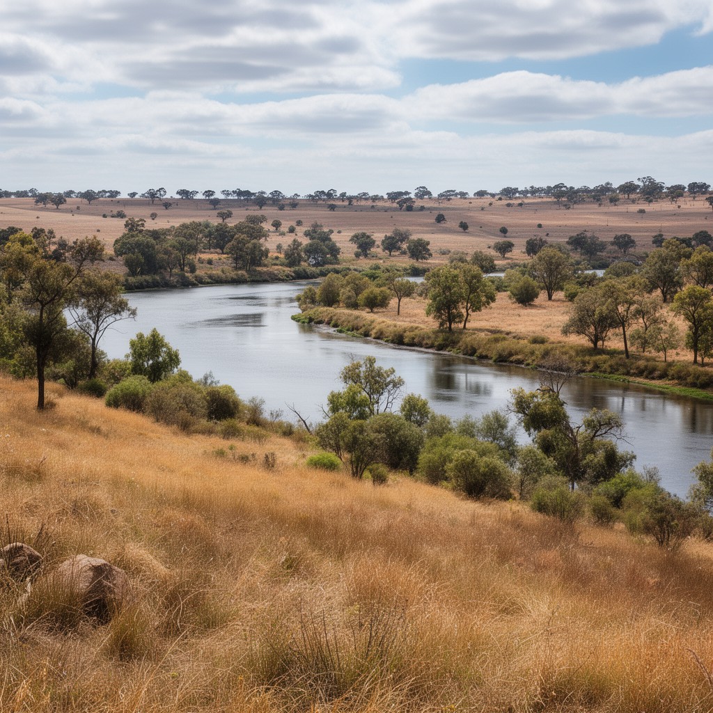 AI-generated illustration of Lachlan River