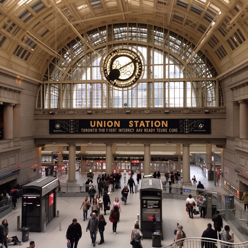 AI-generated illustration of Union station