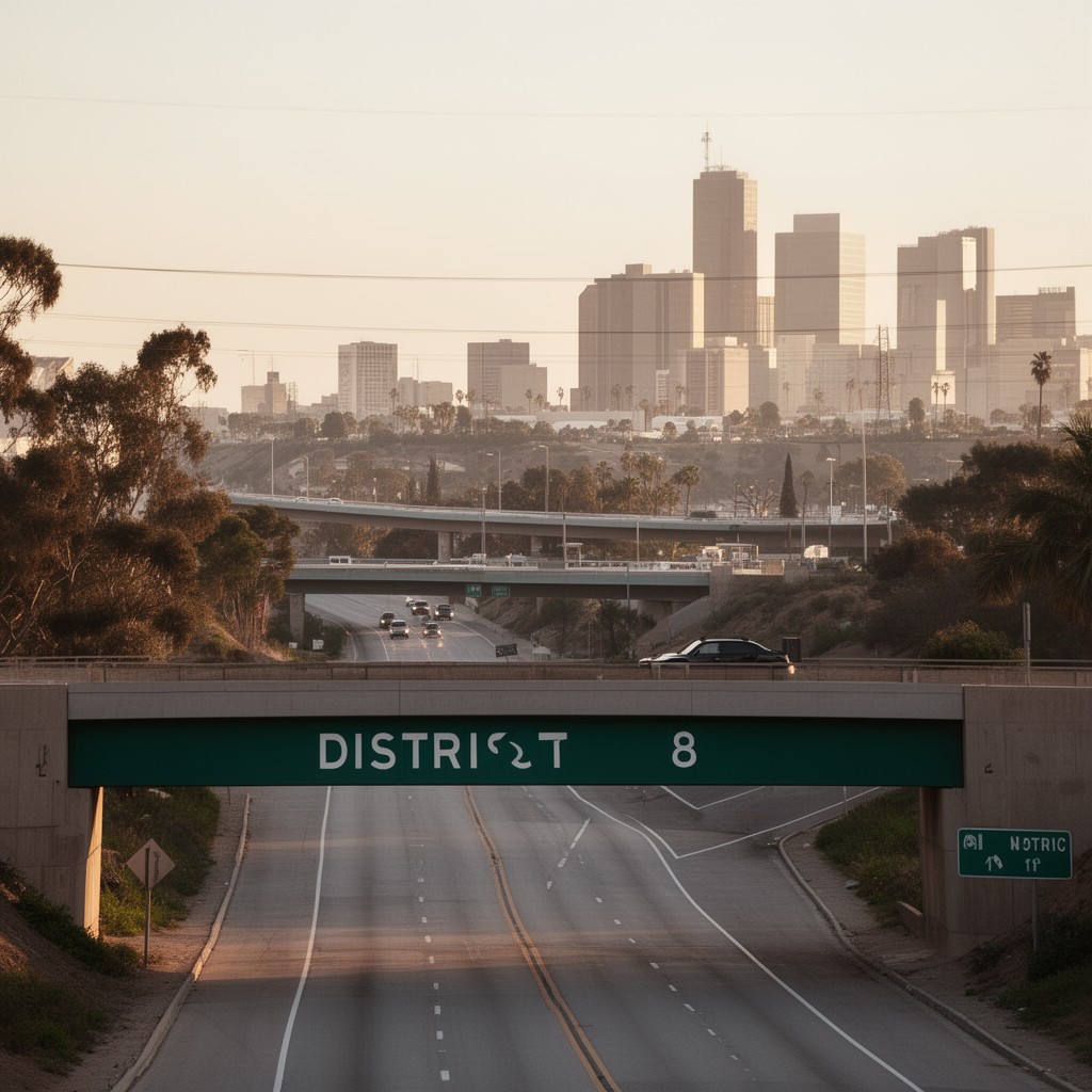 AI-generated illustration of District 8