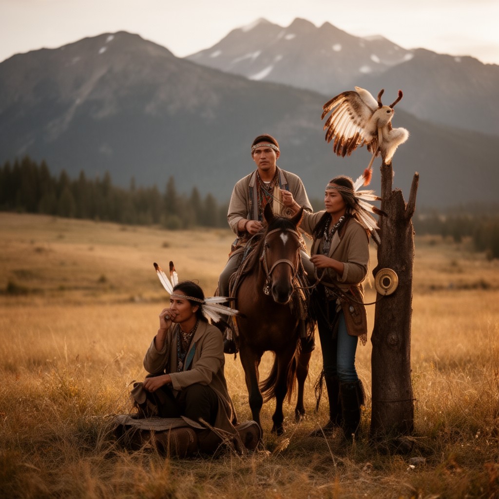 AI-generated illustration of Nez Perce