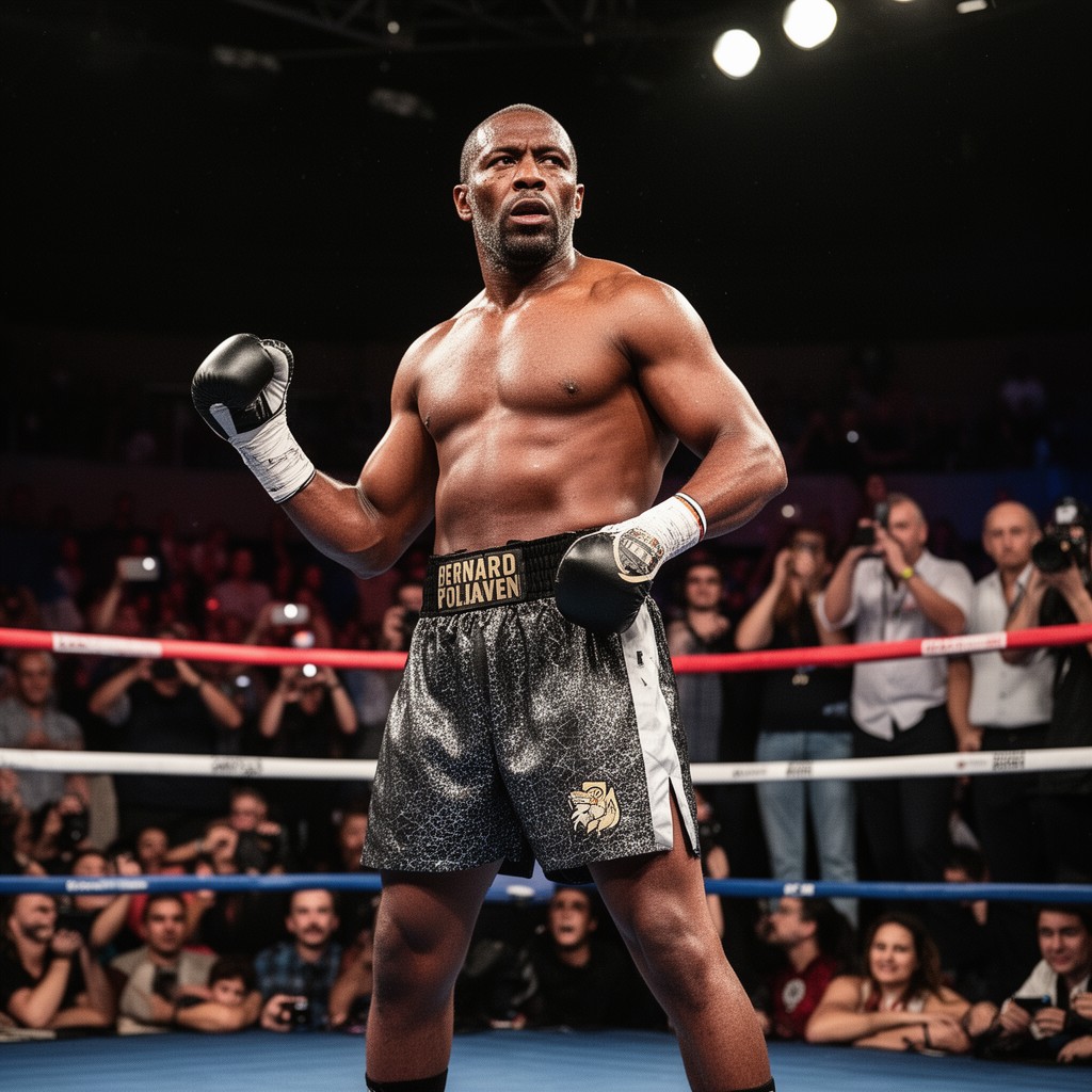 AI-generated illustration of Bernard Hopkins