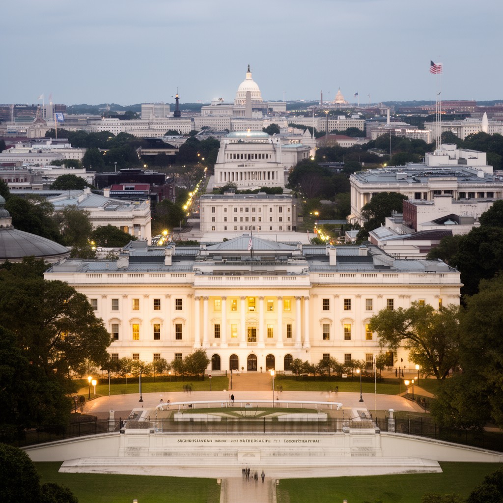 AI-generated illustration of Pennsylvania Avenue National Historic Site