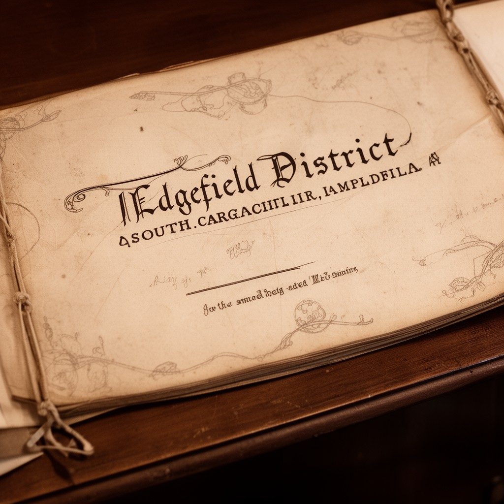 AI-generated illustration of Edgefield District, South Carolina
