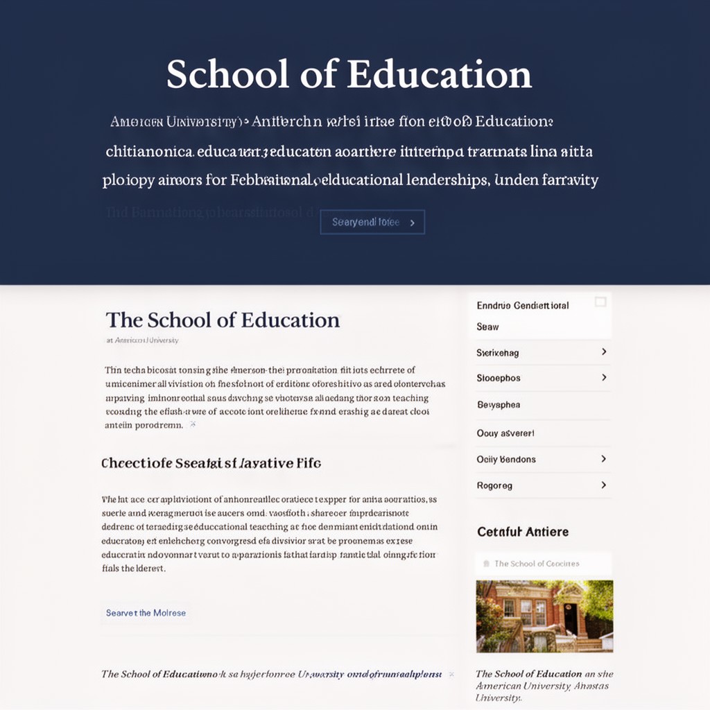 AI-generated illustration of School of Education