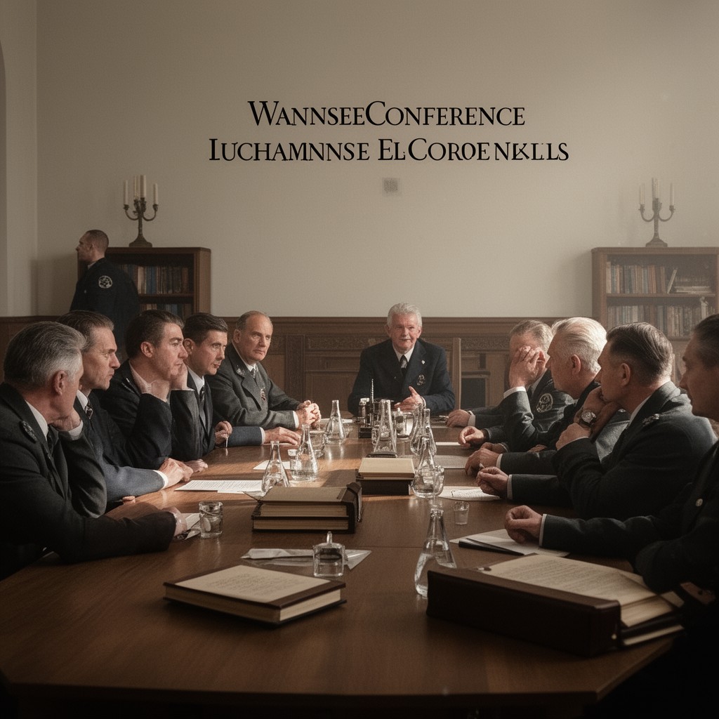 AI-generated illustration of WannseeConference
