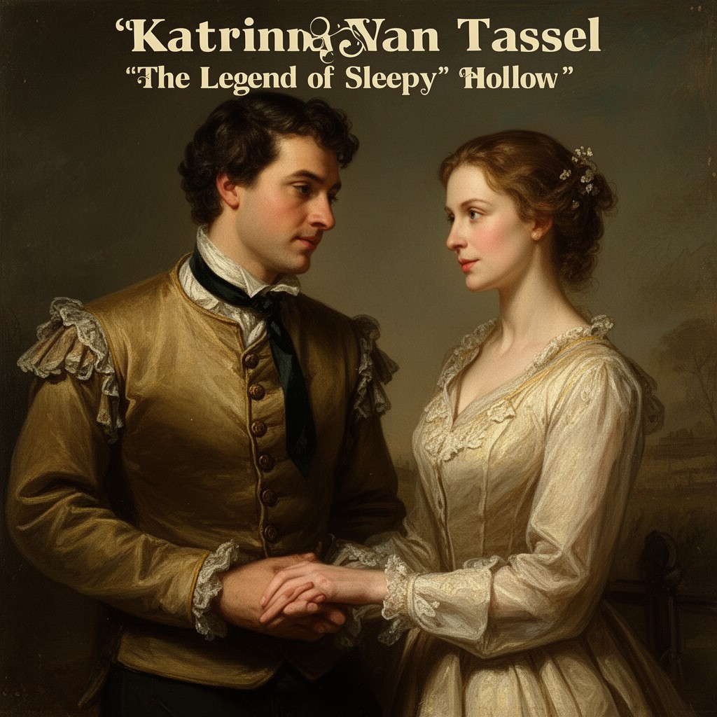 AI-generated illustration of Katrina Van Tassel