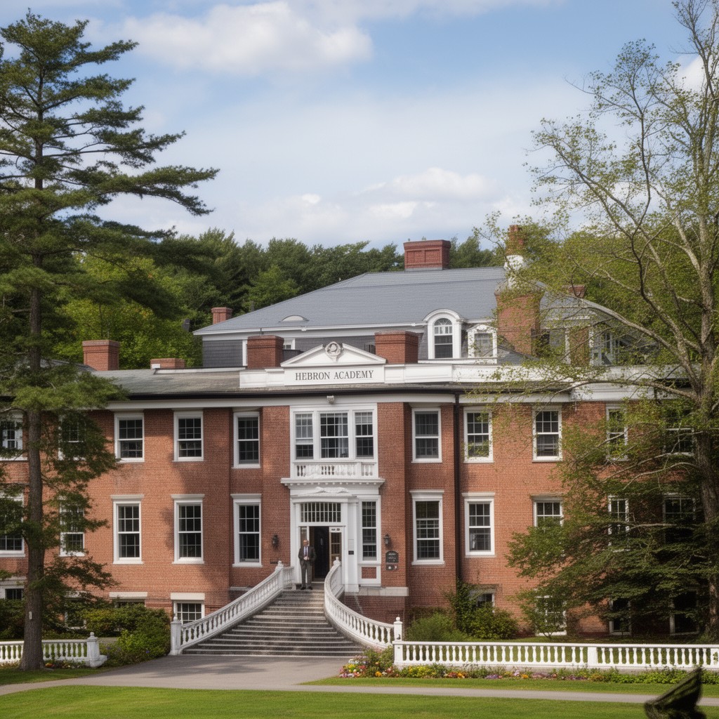 AI-generated illustration of Hebron Academy