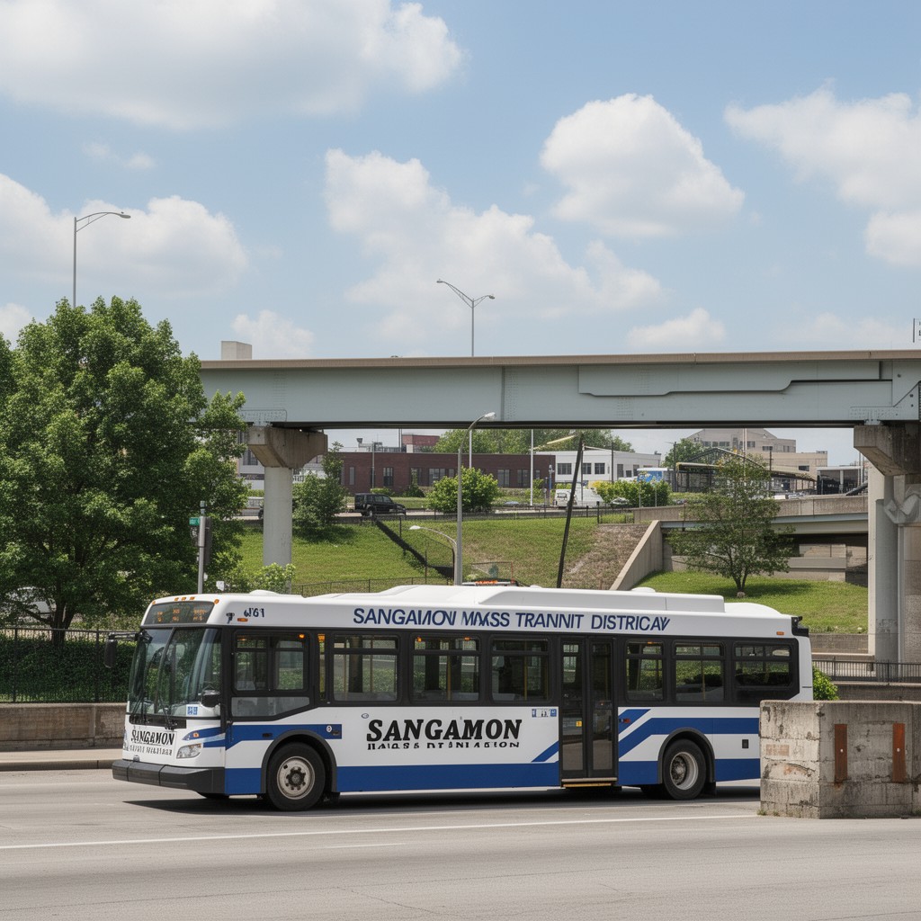 AI-generated illustration of Sangamon Mass Transit District