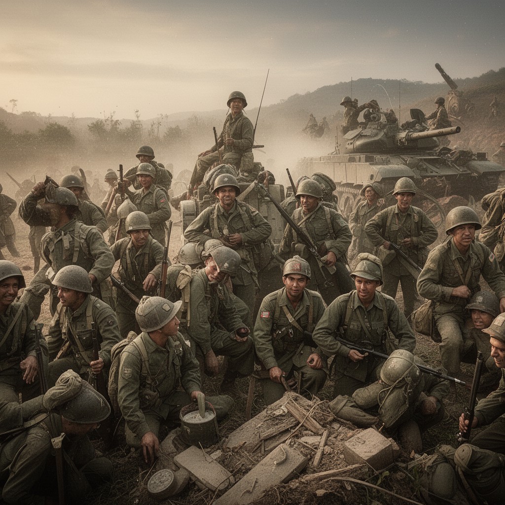 AI-generated illustration of Fourteenth Army