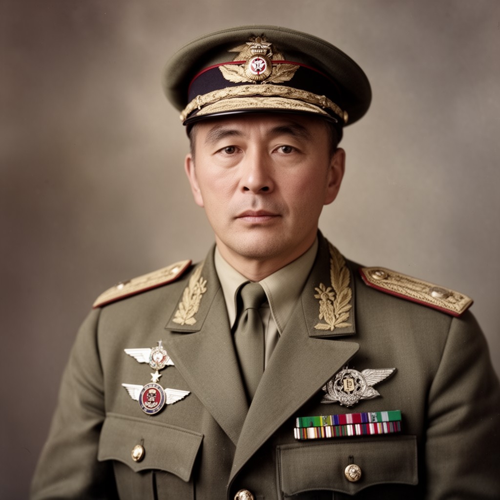 AI-generated illustration of 山下 奉文