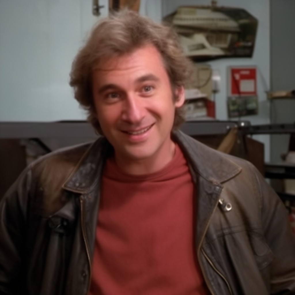 AI-generated illustration of Harold Ramis
