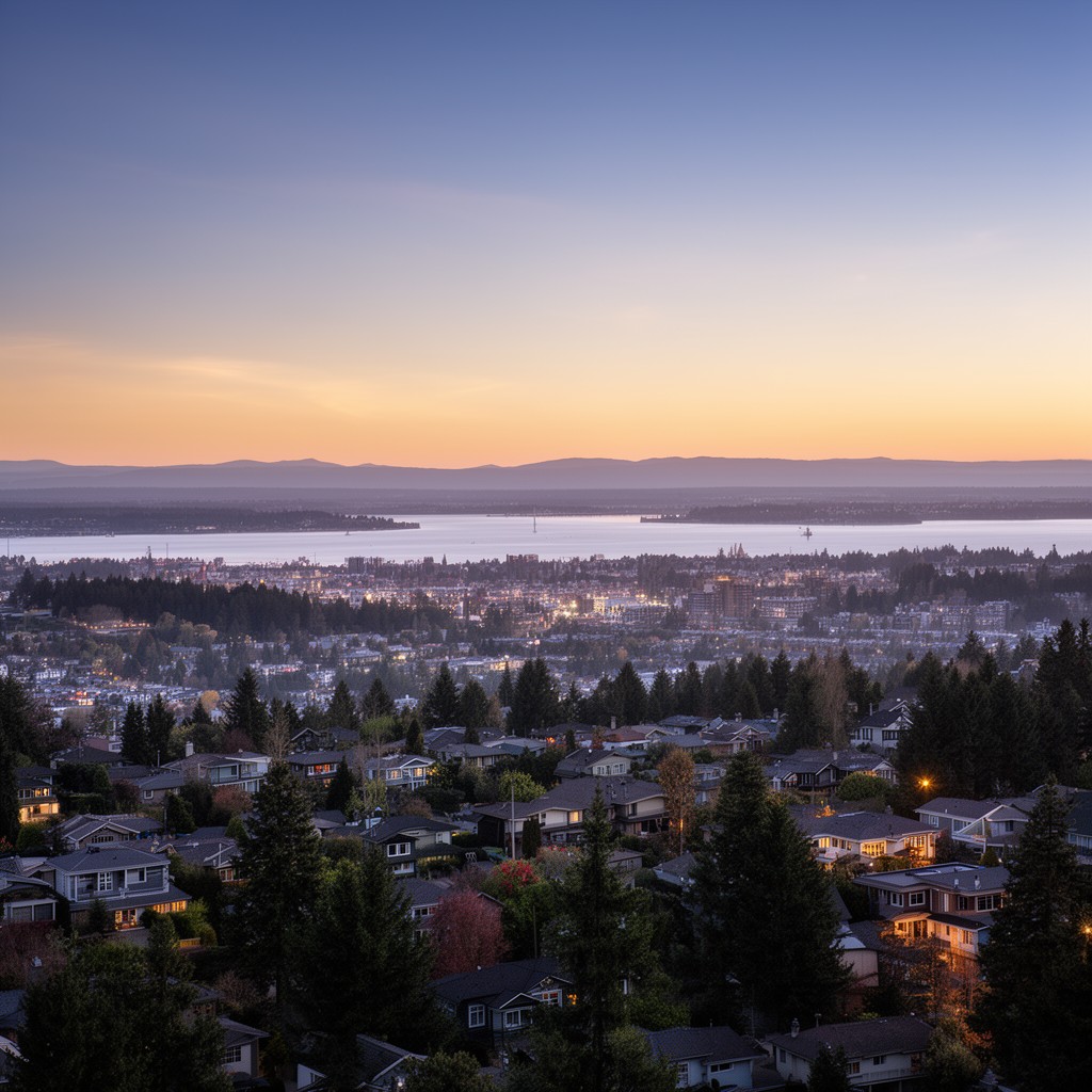 AI-generated illustration of Clyde Hill, Washington, United States of America