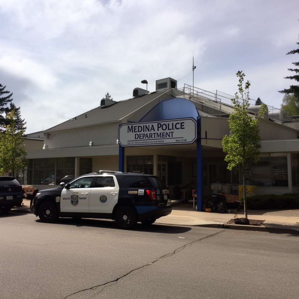 AI-generated illustration of Medina Police Department