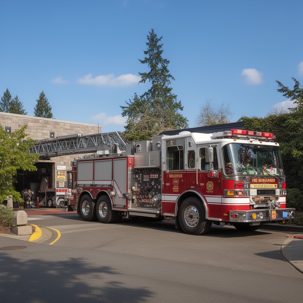 AI-generated illustration of Bellevue Fire Department