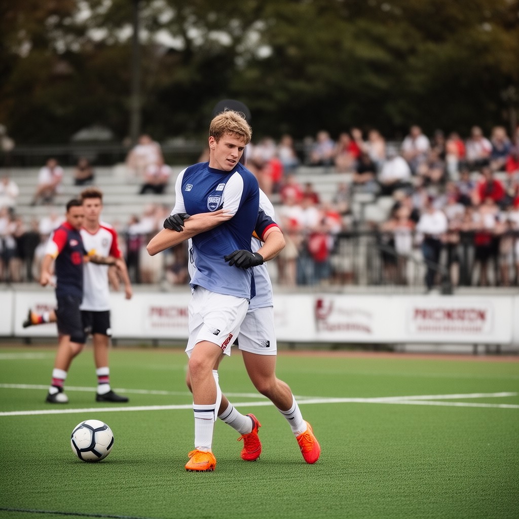 AI-generated illustration of Princeton Tigers men’s soccer