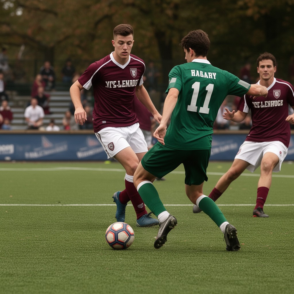 AI-generated illustration of Ivy League men’s soccer