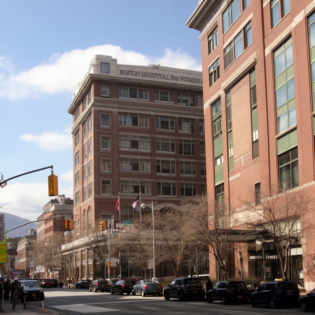 AI-generated illustration of Boston Hospital for Women
