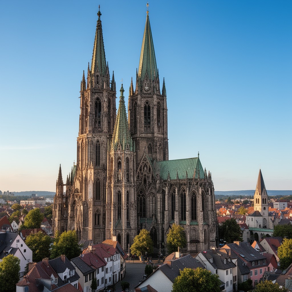 AI-generated illustration of Ulm Minster