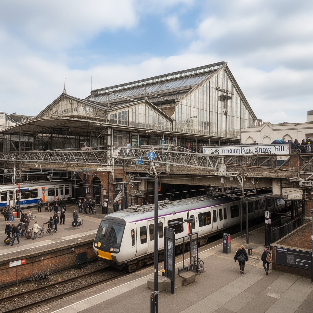AI-generated illustration of Birmingham Snow Hill