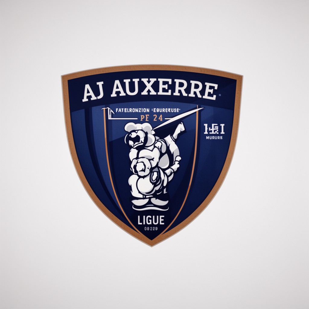AI-generated illustration of AJ Auxerre