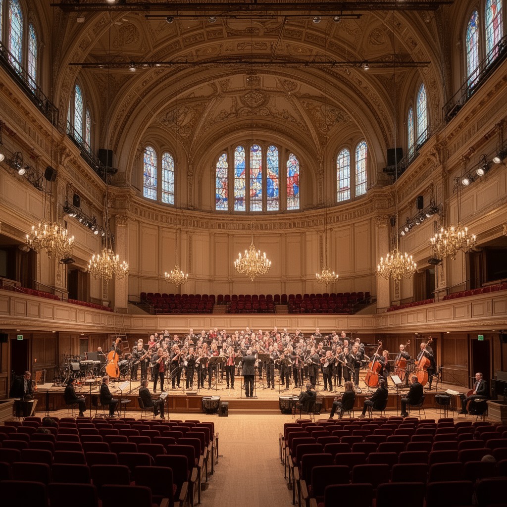 AI-generated illustration of Choir Hall