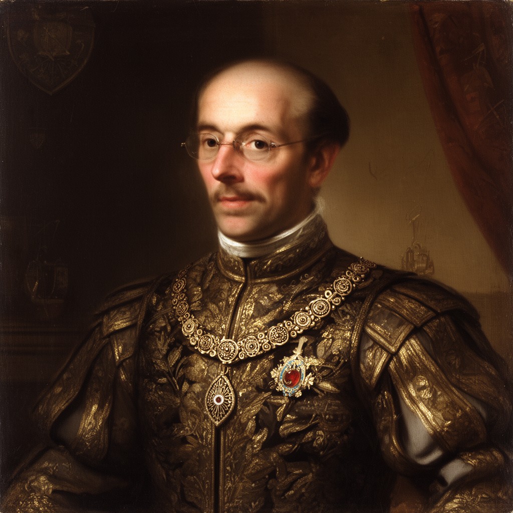 AI-generated illustration of Gaspar de Guzmán, Count-Duke of Olivares