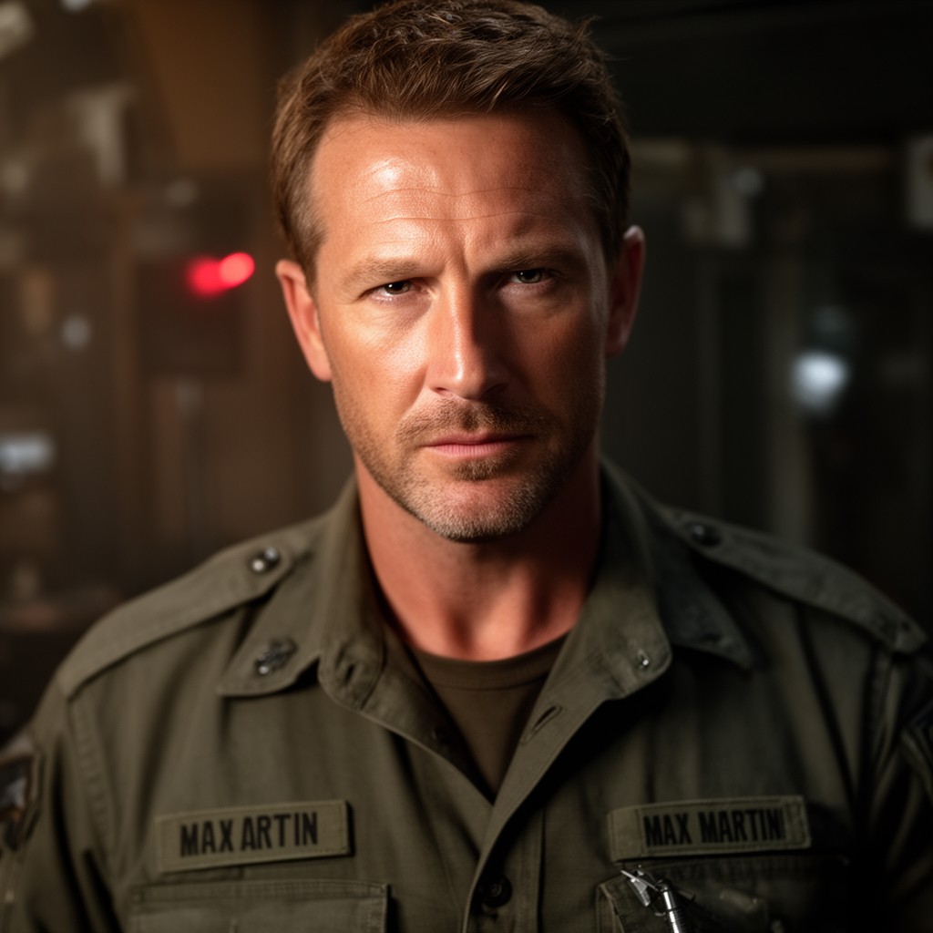 AI-generated illustration of Max Martini