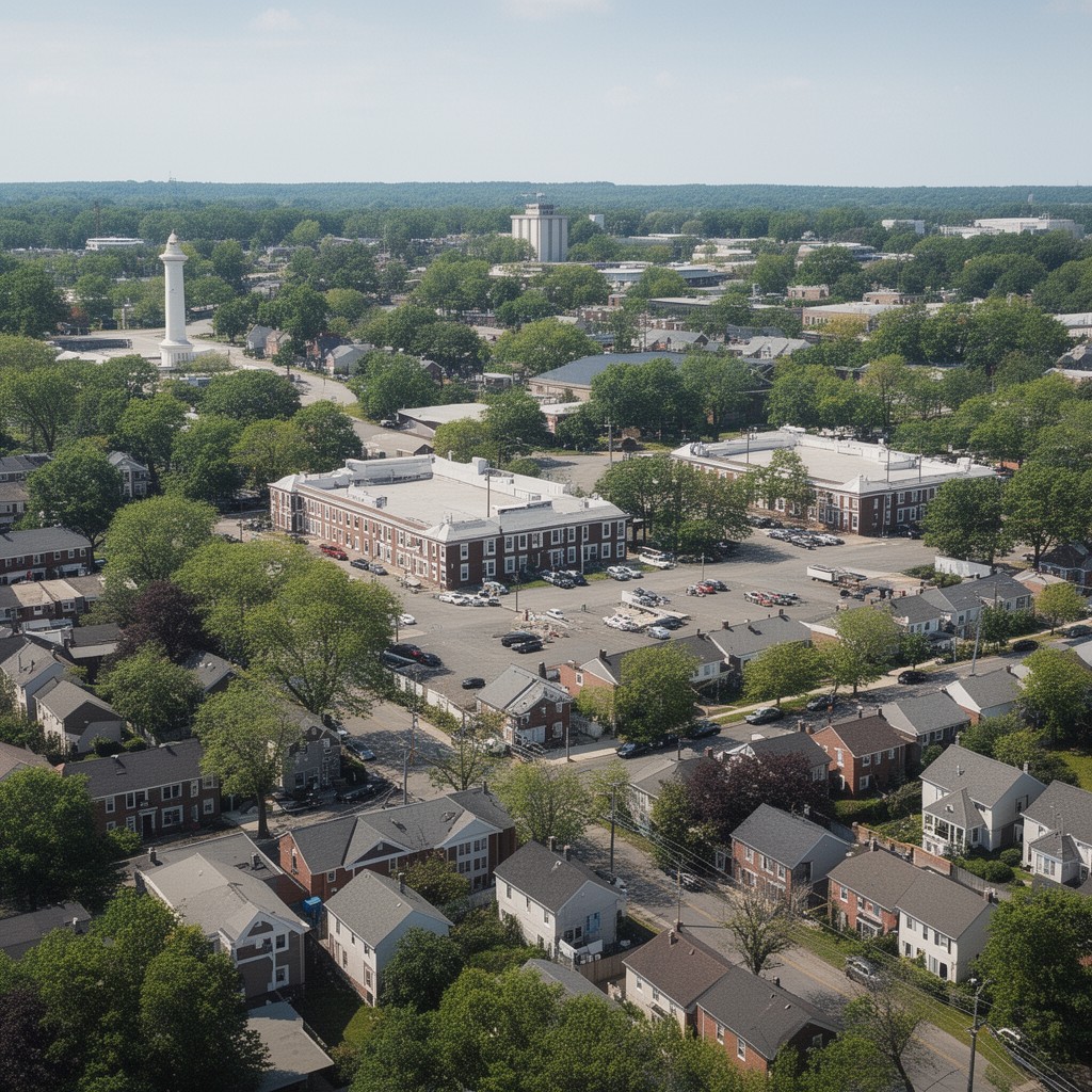 AI-generated illustration of Suitland, Maryland