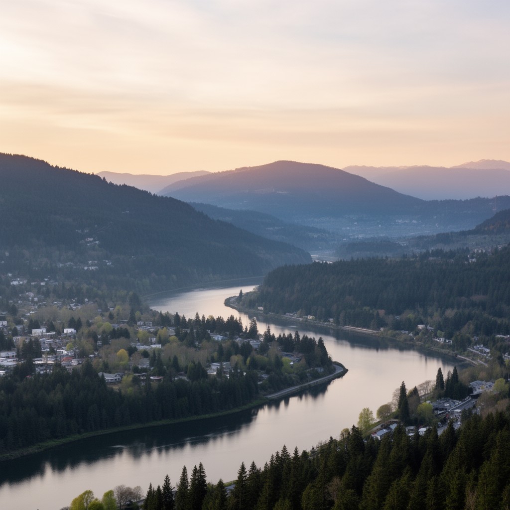 AI-generated illustration of Southwest Washington