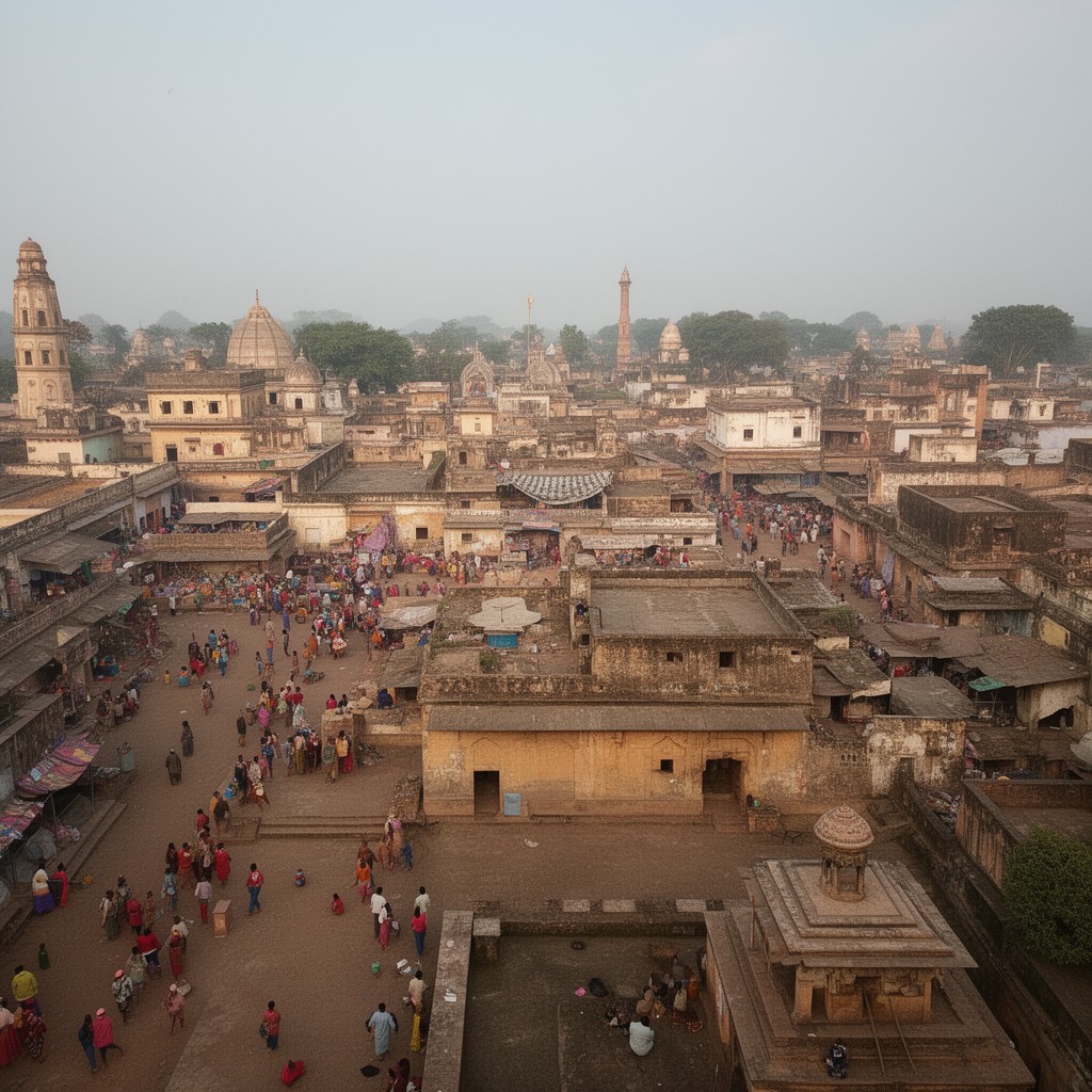 AI-generated illustration of Bihar