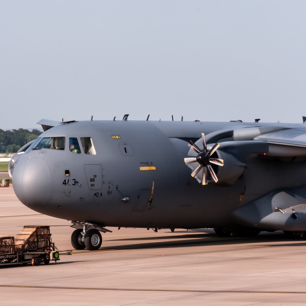 AI-generated illustration of C-17 Globemaster III